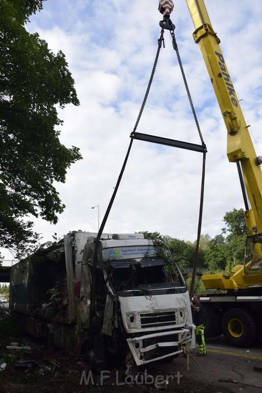 Schwerer VU A 3 Rich Oberhausen Hoehe AK Leverkusen P594.JPG - Miklos Laubert